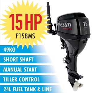 15HP Parsun Outboard Motor Short Shaft 4-Stroke Manual Start