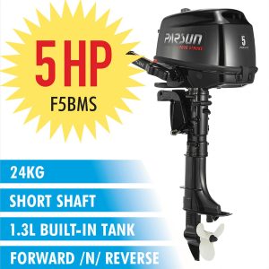 5HP Parsun Outboard Motor Short Shaft 4-Stroke Manual Start