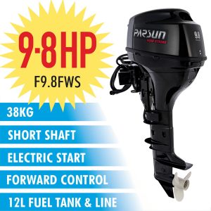 9.8HP Parsun Outboard Motor Short Shaft 4-Stroke Forward Control